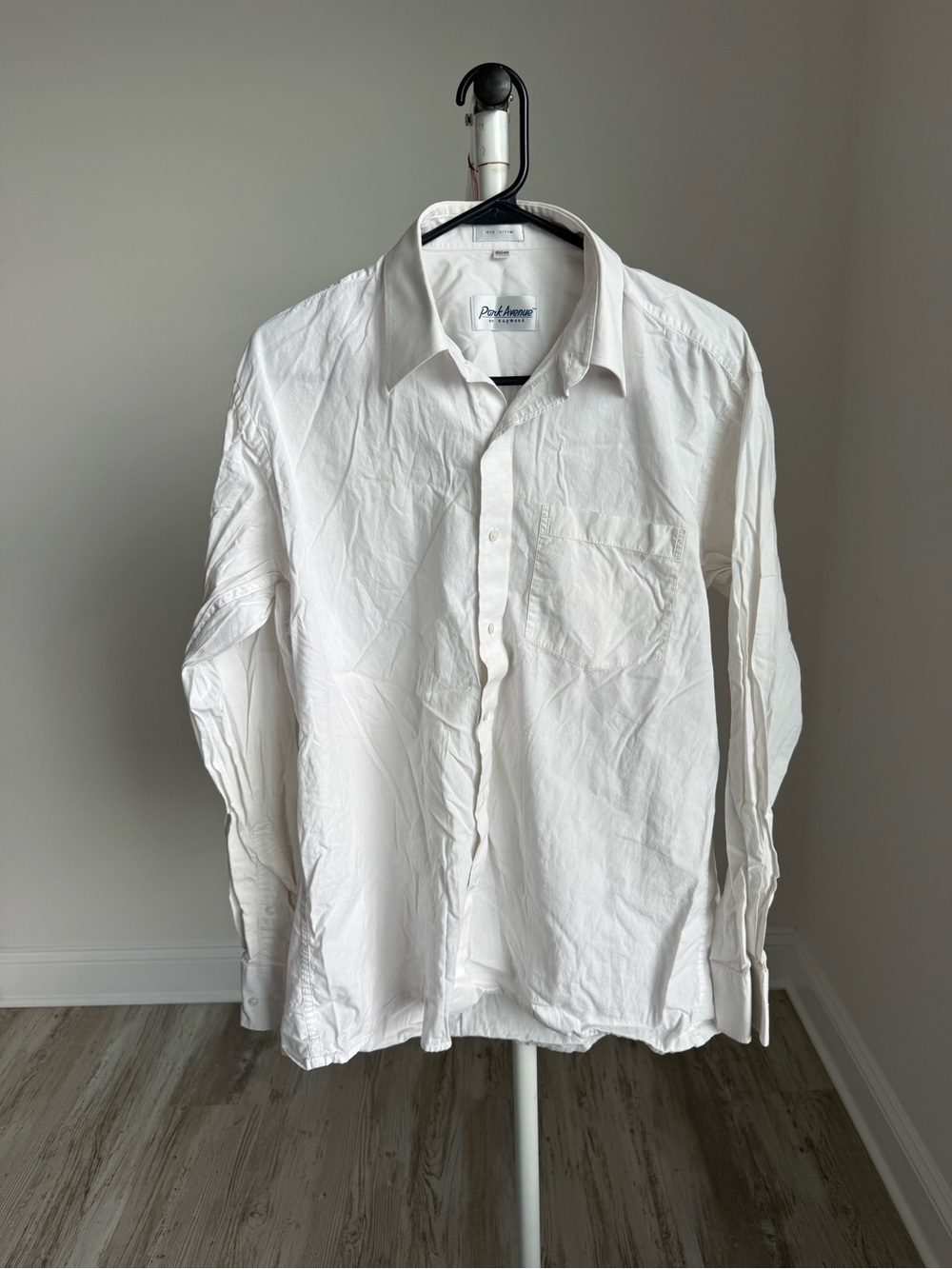 White Classic Button-Down Dress Shirt 100% Cotton